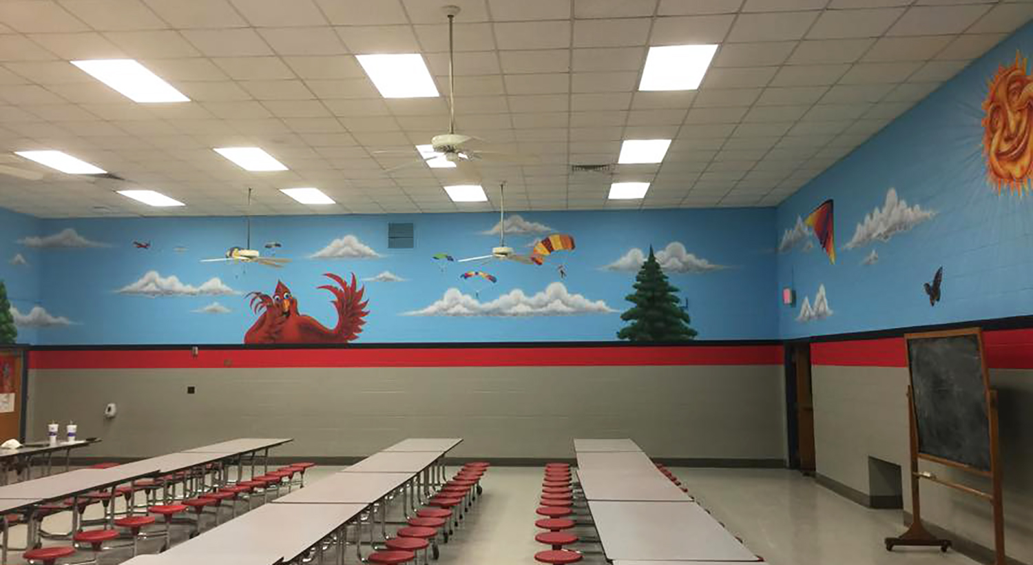 Vogel Elementary Cafeteria Mural